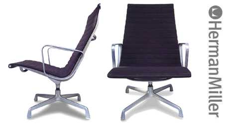 Eames Aluminum Group lounge chairs
